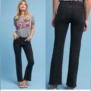 Pilcro & the letterpress Black High Rise Flare Jeans Size 26